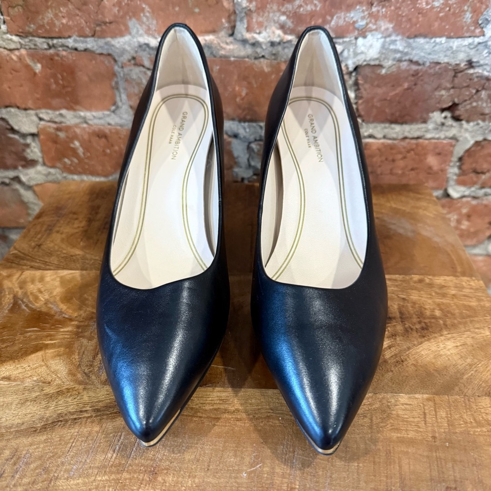 Cole Haan Black Leather Heels